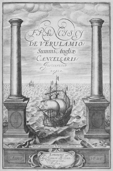 Titelkupfer zu Francis Bacon, Novum Organum, 1620